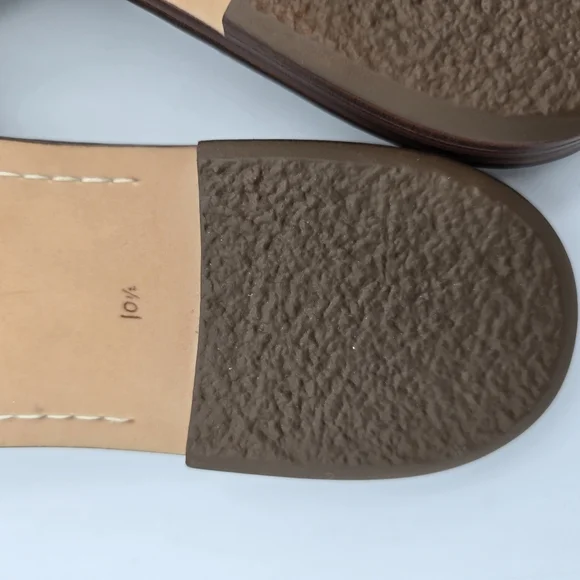 Sam Edelman Gaige Flat Slide Sandals, Modern Ivory, Women's 10.5, Like New! - Picture 11 of 12